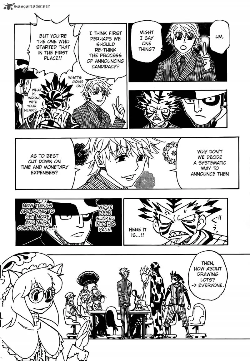 Hunter X Hunter Chapter 319: Lot Drawing – Page 14