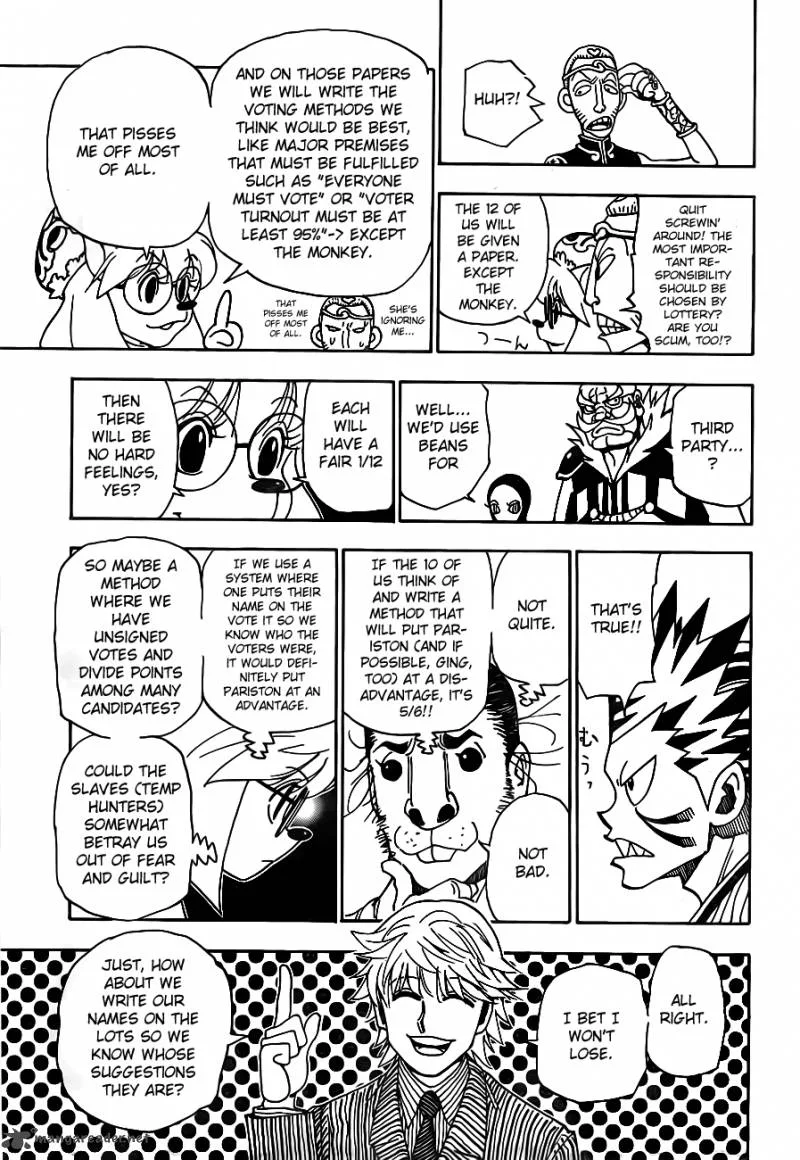 Hunter X Hunter Chapter 319: Lot Drawing – Page 15