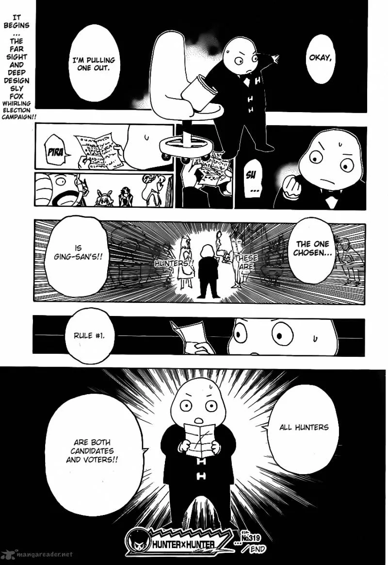 Hunter X Hunter Chapter 319: Lot Drawing – Page 17