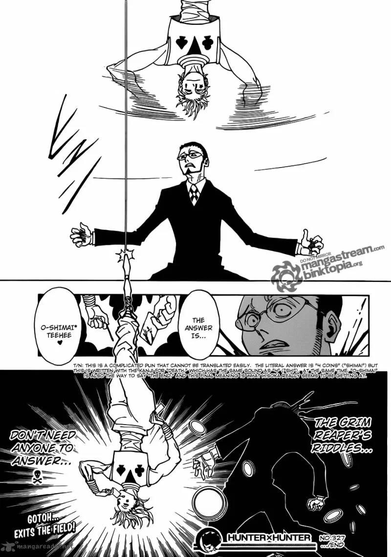 Hunter X Hunter Chapter 327: Riddle – Page 19