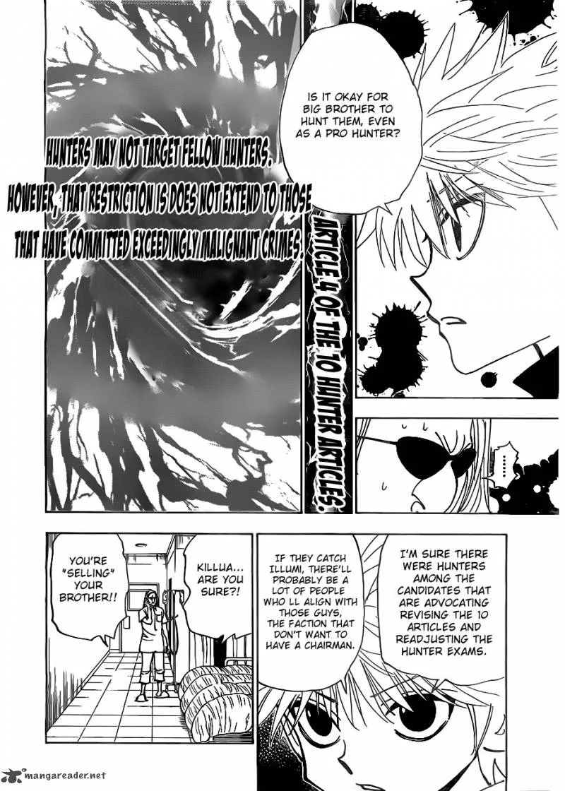 Hunter X Hunter Chapter 328: Arrangements – Page 16