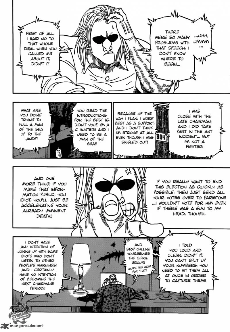 Hunter X Hunter Chapter 330: Confession – Page 17