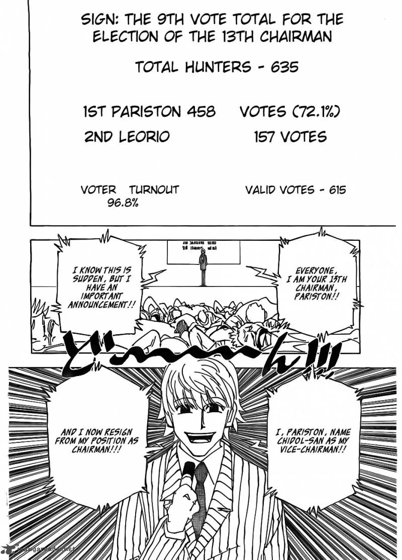 Hunter X Hunter Chapter 335: Decision – Page 14