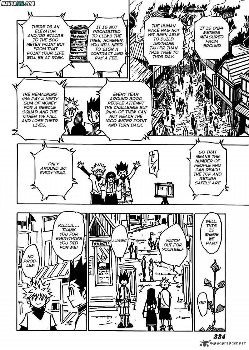 Hunter X Hunter Chapter 338: Up In The Trees – Page 2