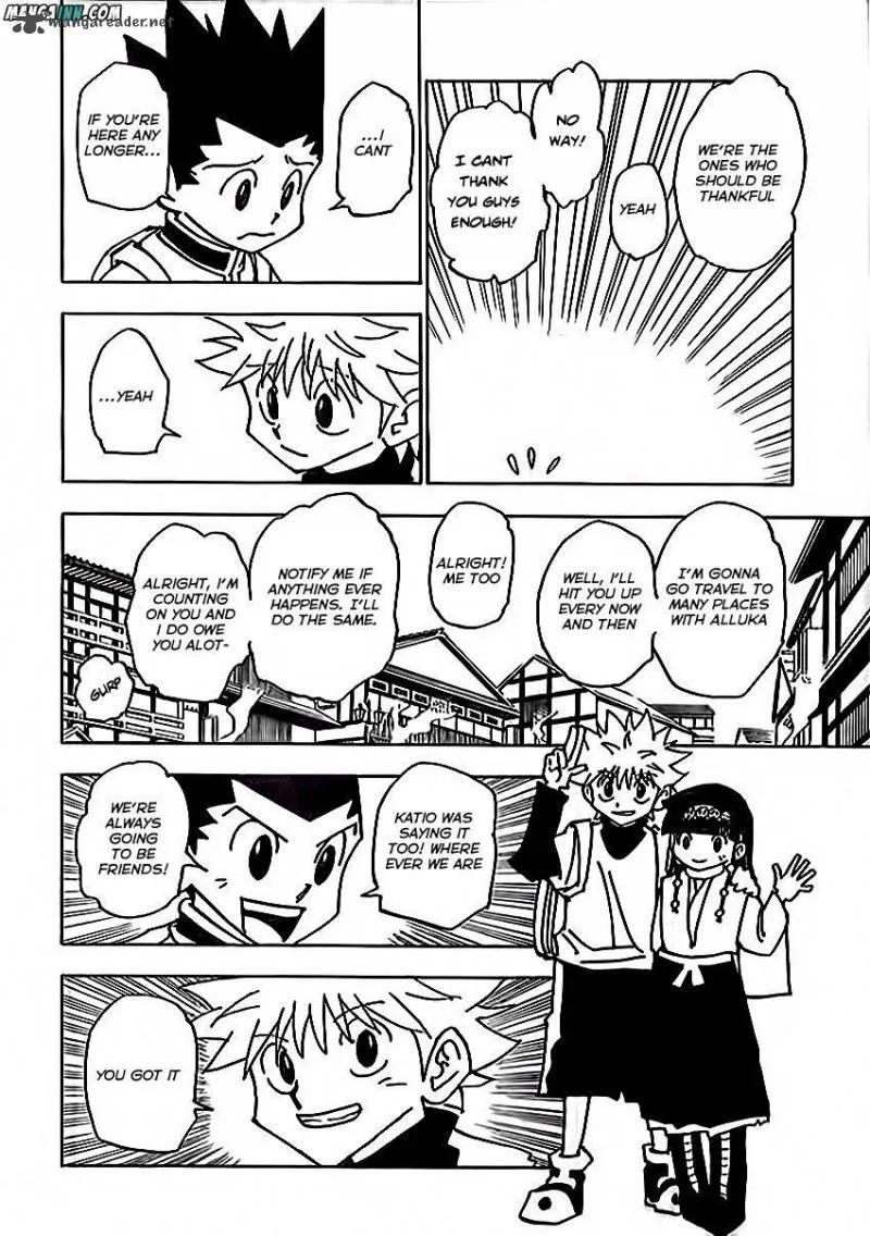 Hunter X Hunter Chapter 338: Up In The Trees – Page 4