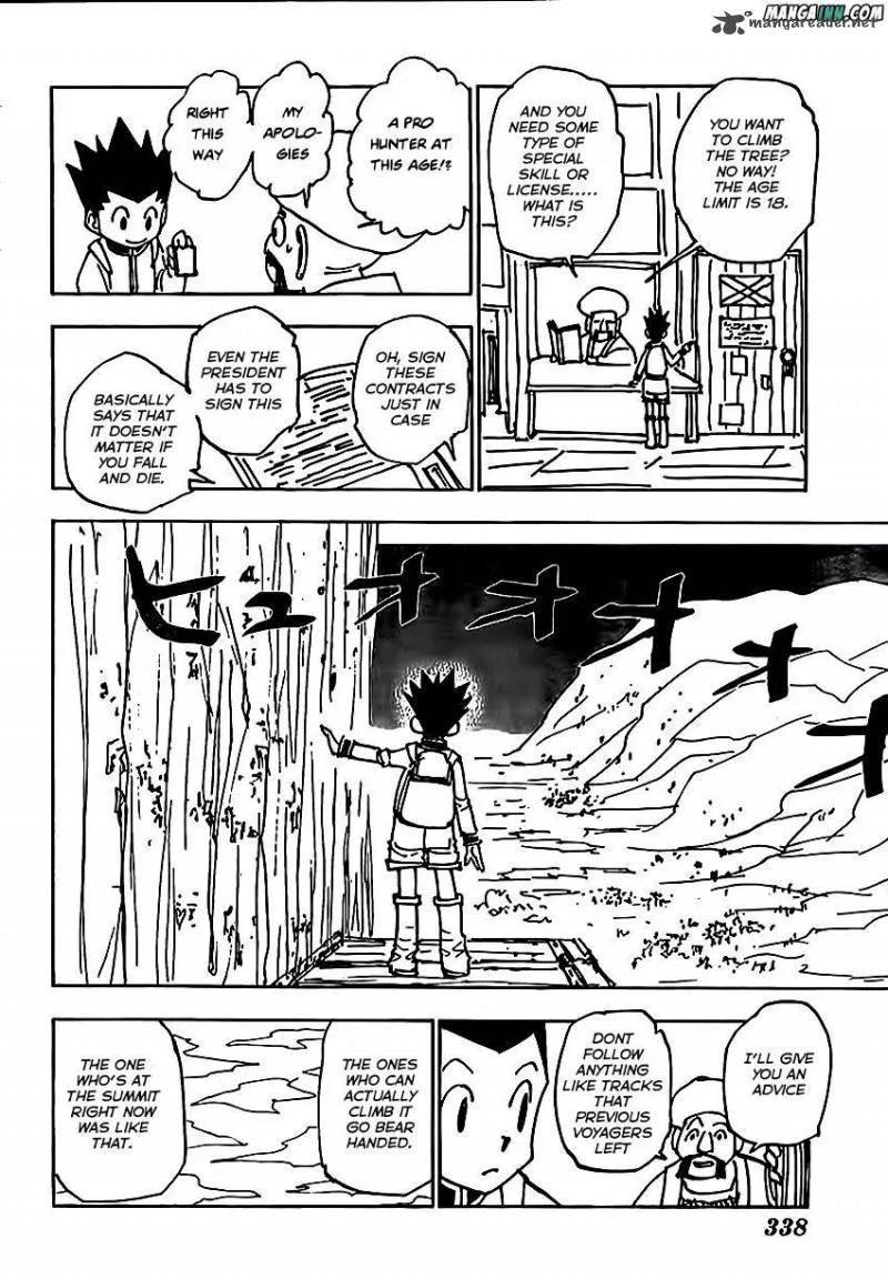 Hunter X Hunter Chapter 338: Up In The Trees – Page 6