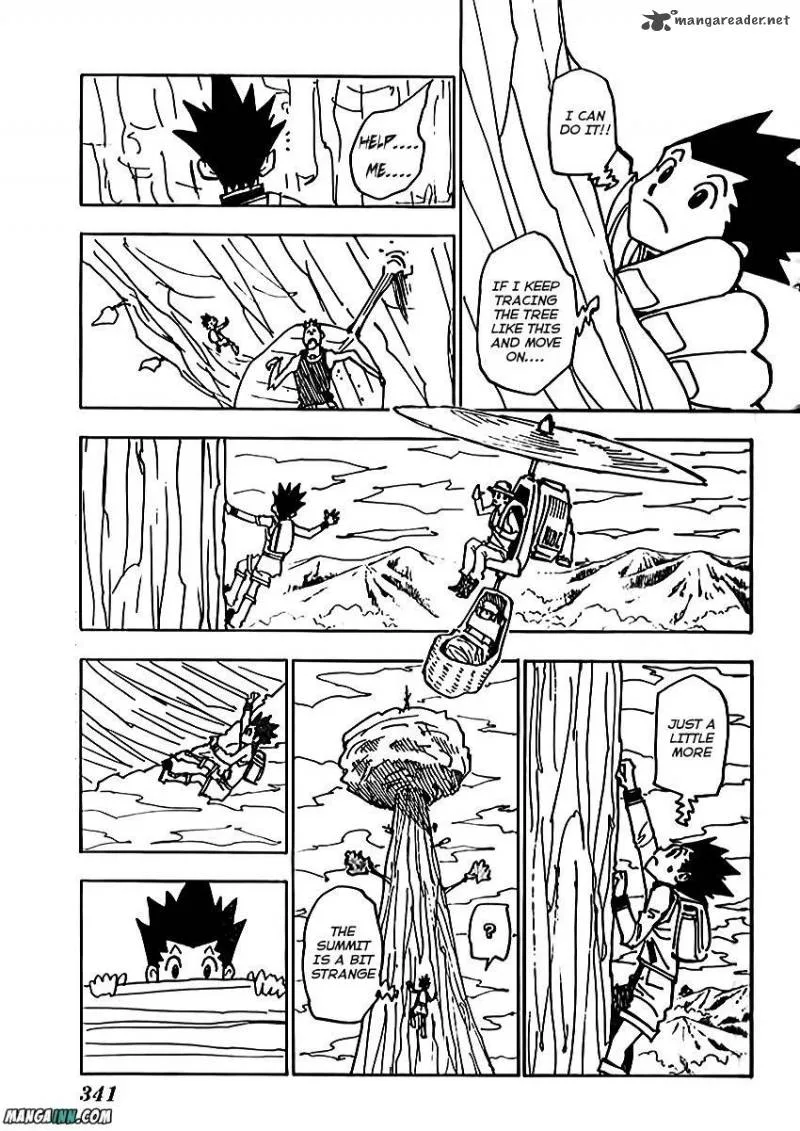 Hunter X Hunter Chapter 338: Up In The Trees – Page 9