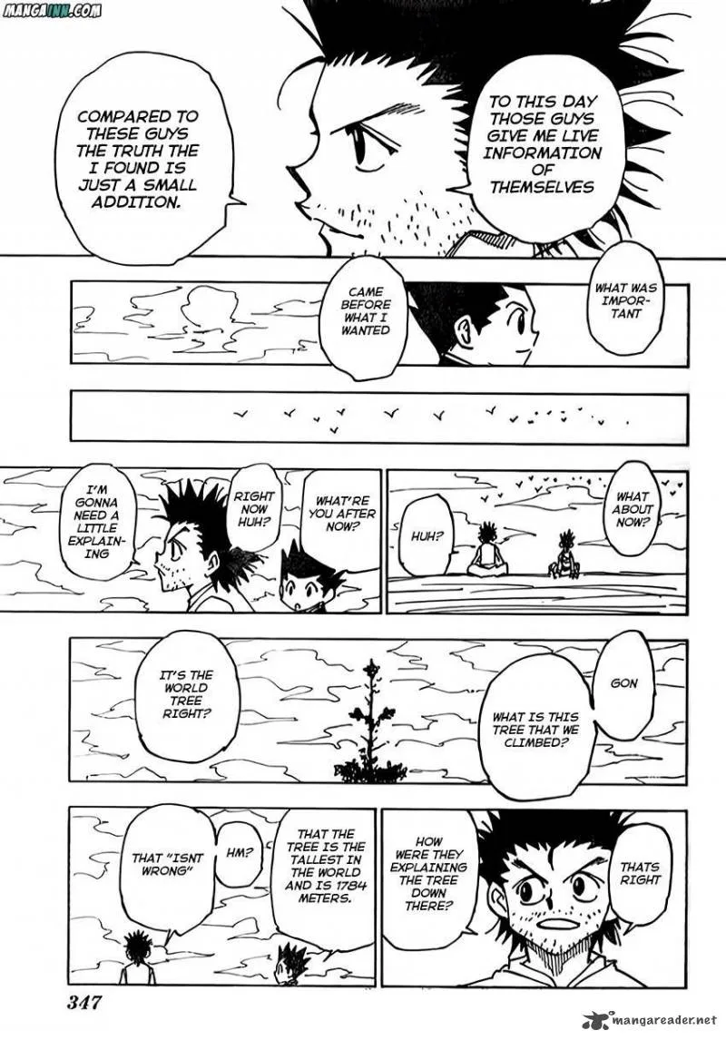 Hunter X Hunter Chapter 338: Up In The Trees – Page 14