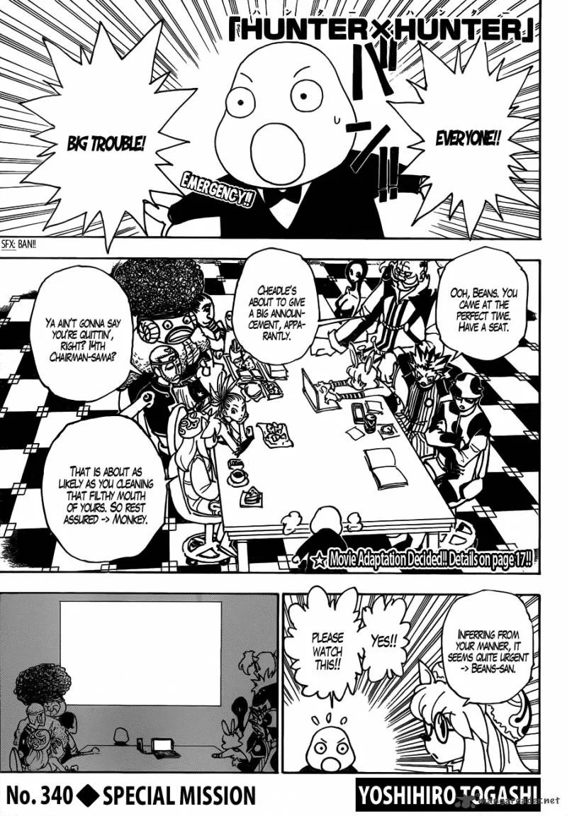 Hunter X Hunter Chapter 340: Special Assignment – Page 2