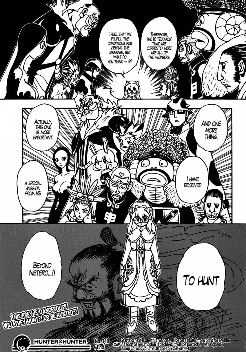 Hunter X Hunter Chapter 340: Special Assignment – Page 19