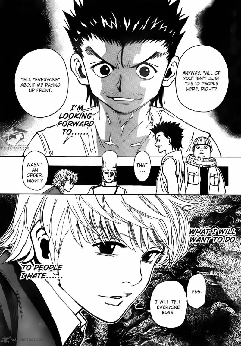Hunter X Hunter Chapter 345: Signature. – Page 9