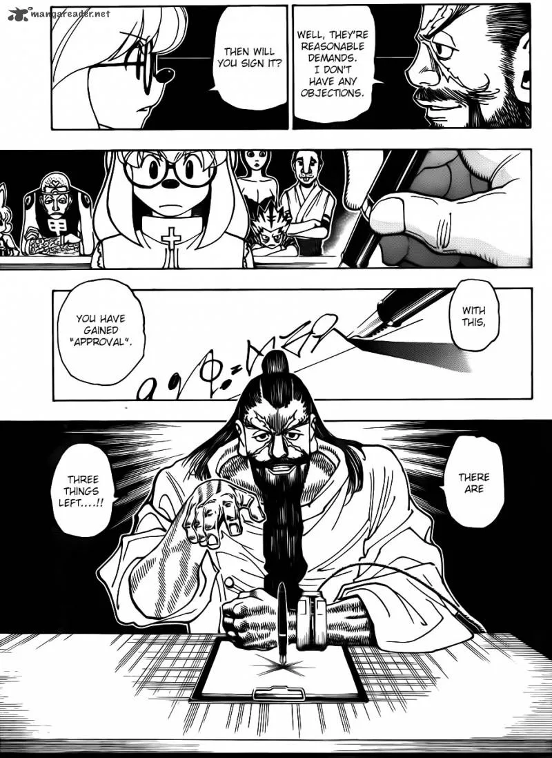 Hunter X Hunter Chapter 345: Signature. – Page 17