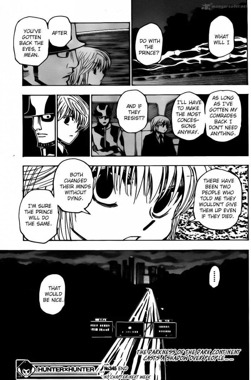 Hunter X Hunter Chapter 345: Signature. – Page 19