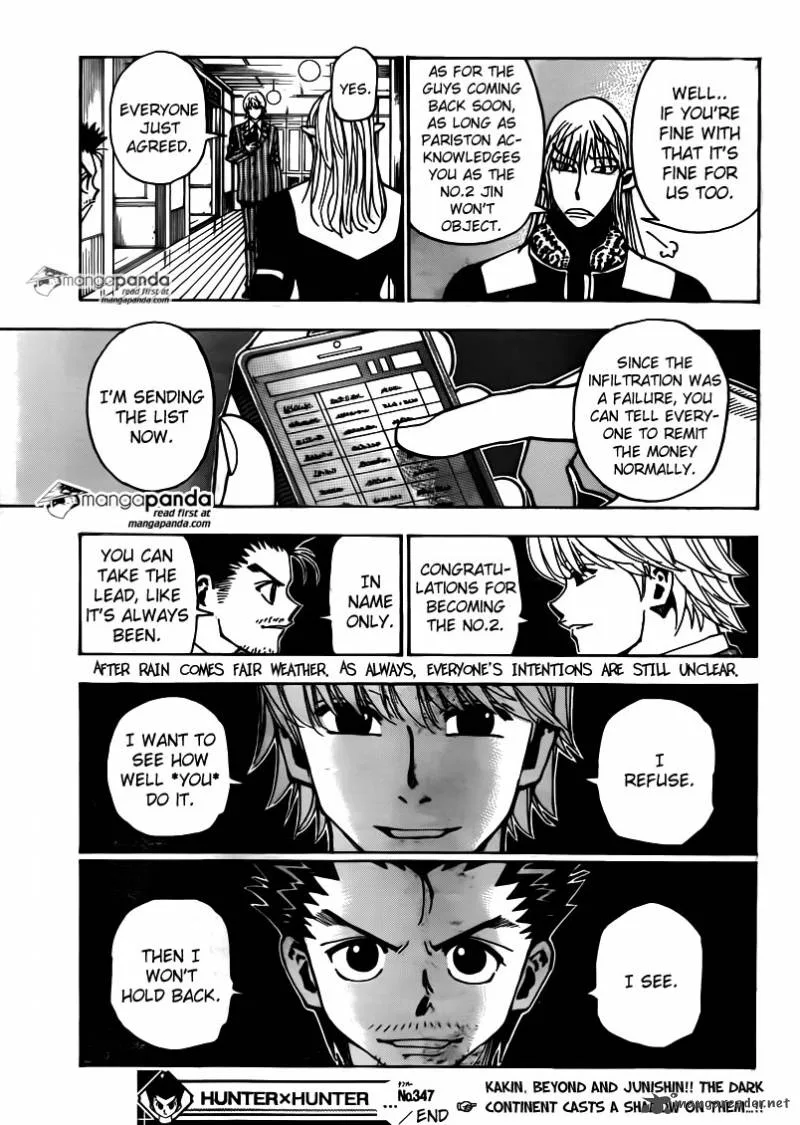 Hunter X Hunter Chapter 347: Inauguration – Page 19