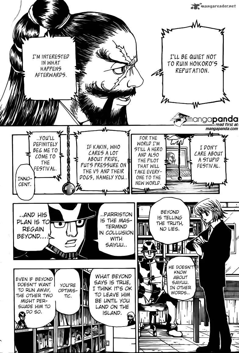 Hunter X Hunter Chapter 349: Poisoning – Page 13