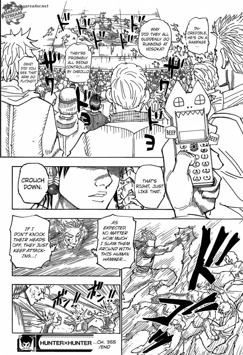Hunter X Hunter Chapter 355: Explosion – Page 16