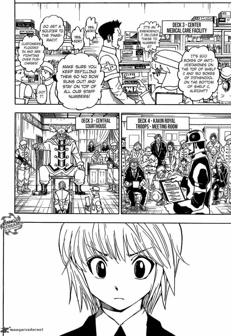 Hunter X Hunter Chapter 359: Departure – Page 7