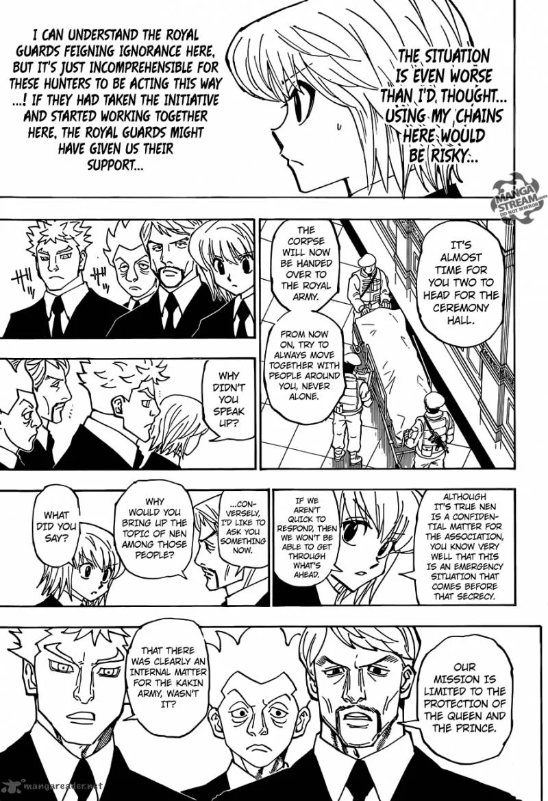 Hunter X Hunter Chapter 359: Departure – Page 10