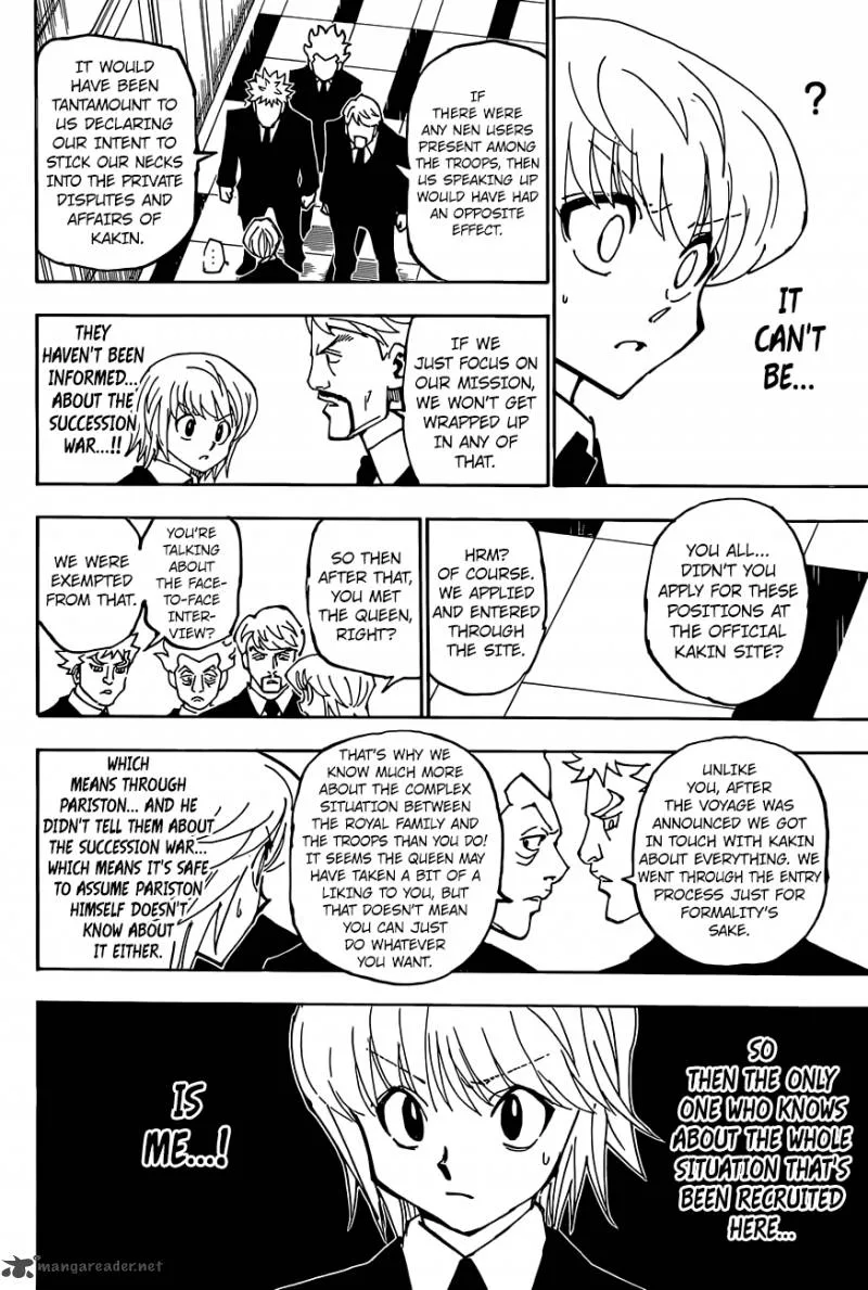Hunter X Hunter Chapter 359: Departure – Page 11