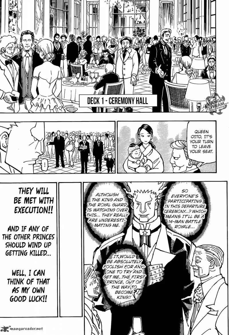 Hunter X Hunter Chapter 359: Departure – Page 12