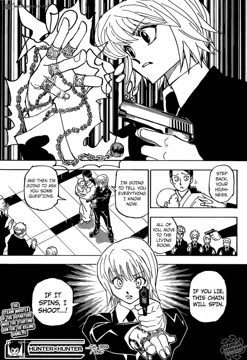 Hunter X Hunter Chapter 359: Departure – Page 18
