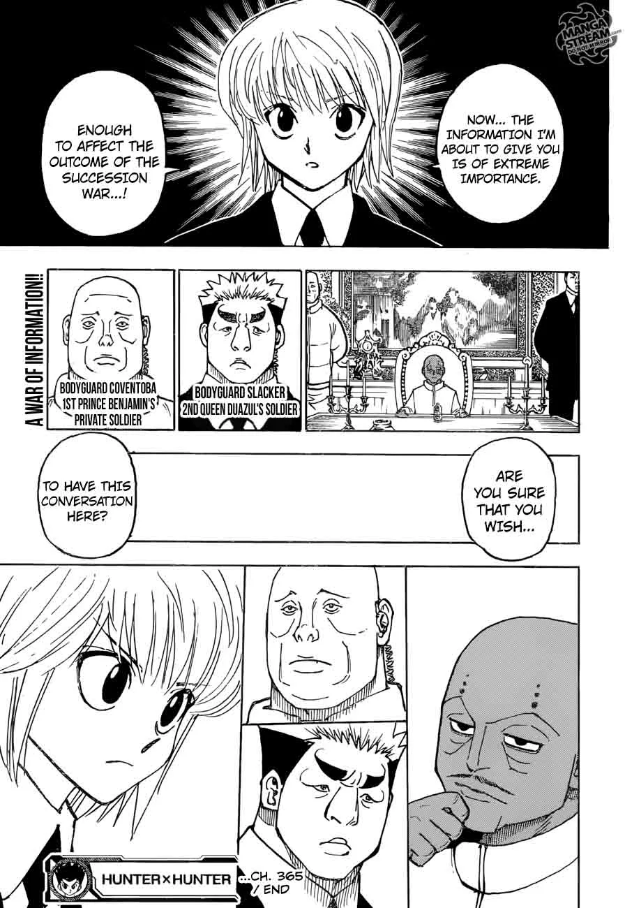 Hunter X Hunter Chapter 365: Choice – Page 19