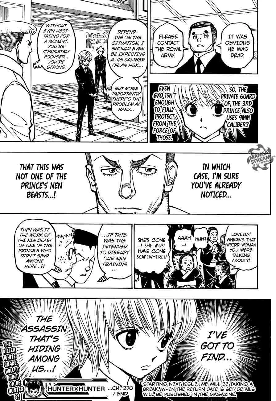 Hunter X Hunter Chapter 370: Observation – Page 18