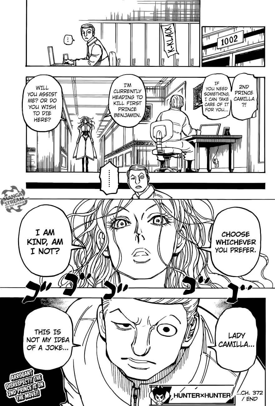 Hunter X Hunter Chapter 372: Elimination – Page 19