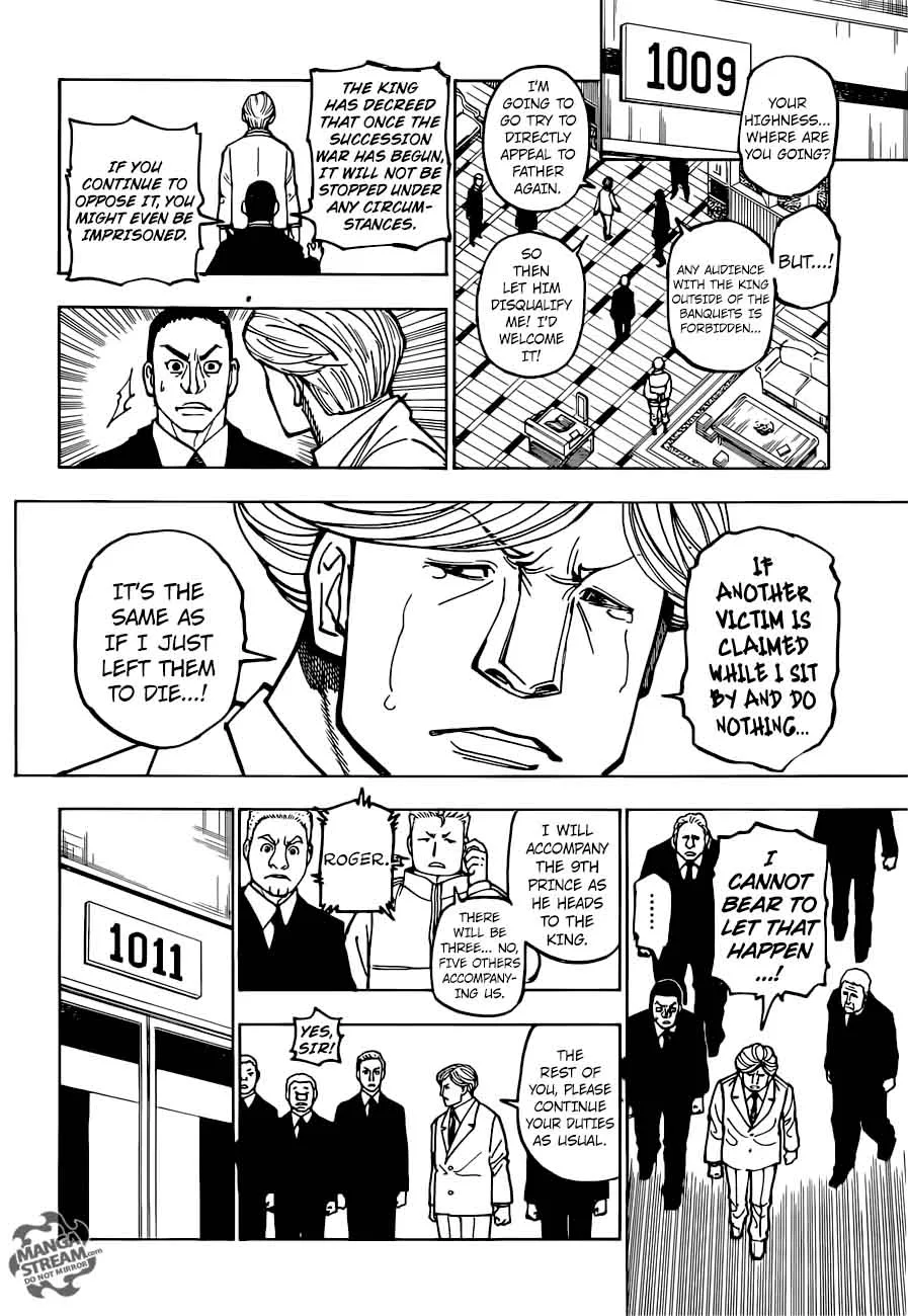 Hunter X Hunter Chapter 375: Persuasion – Page 8