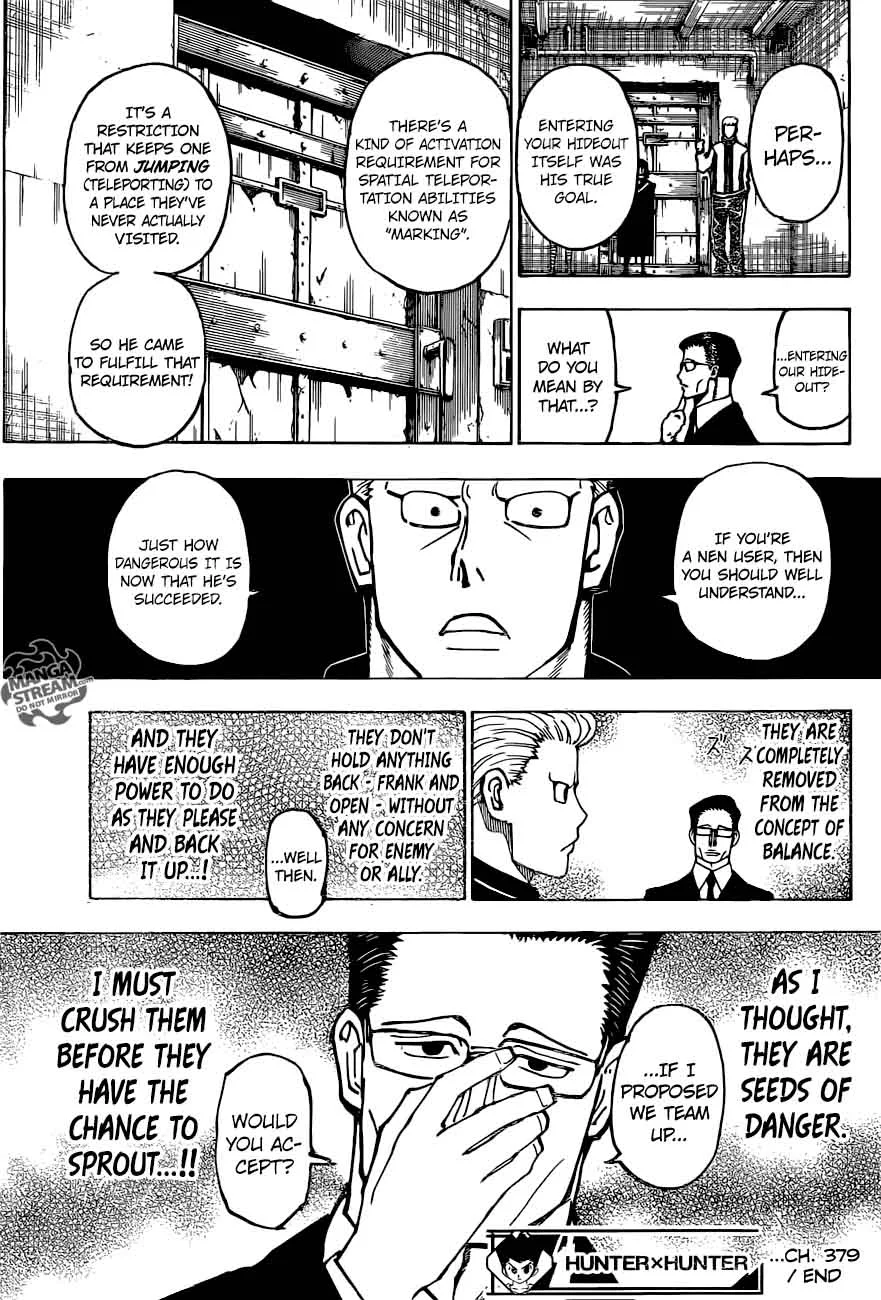 Hunter X Hunter Chapter 379: Collaboration – Page 19