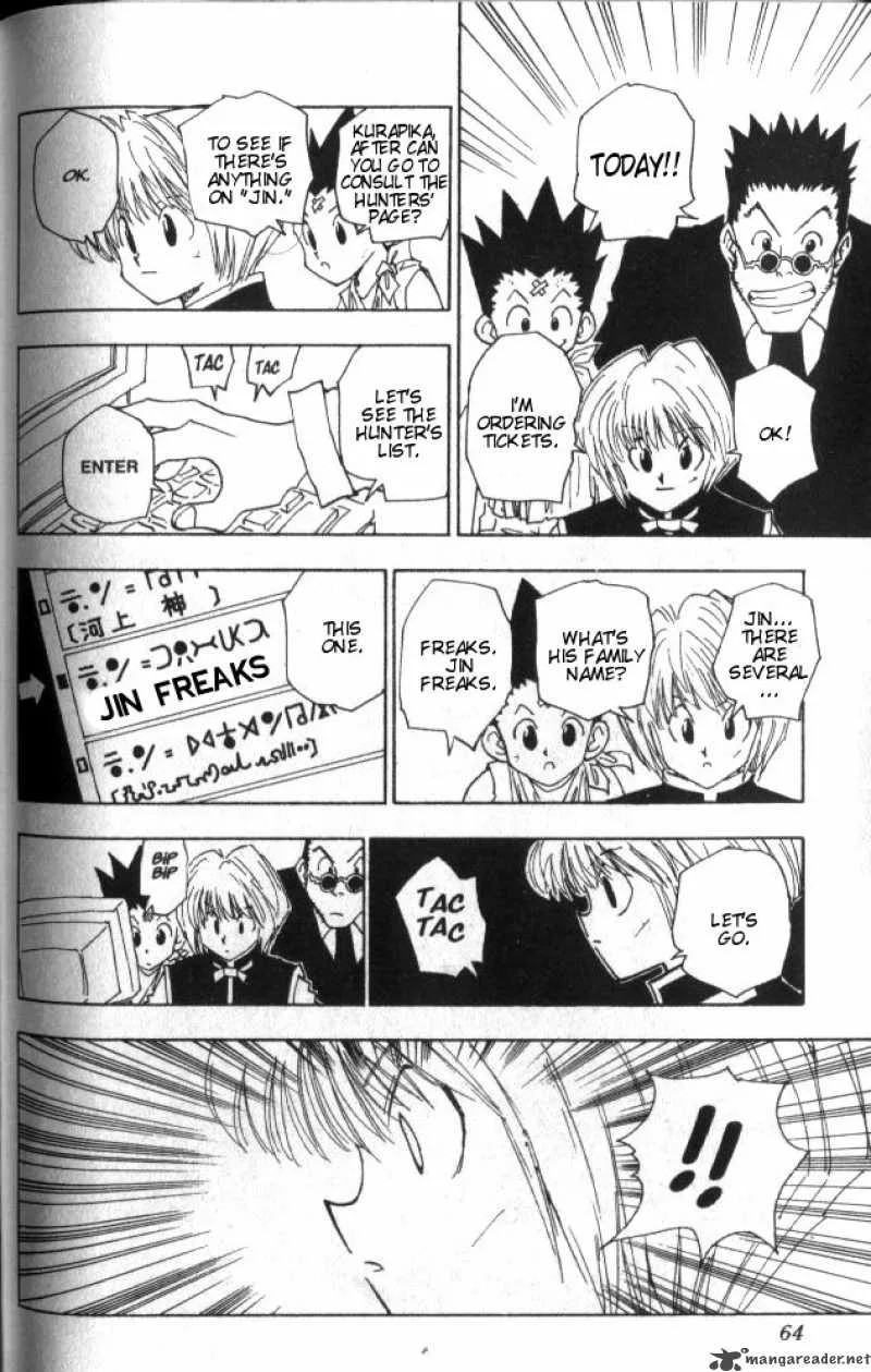 Hunter X Hunter Chapter 38: Jin Freaks – Page 19