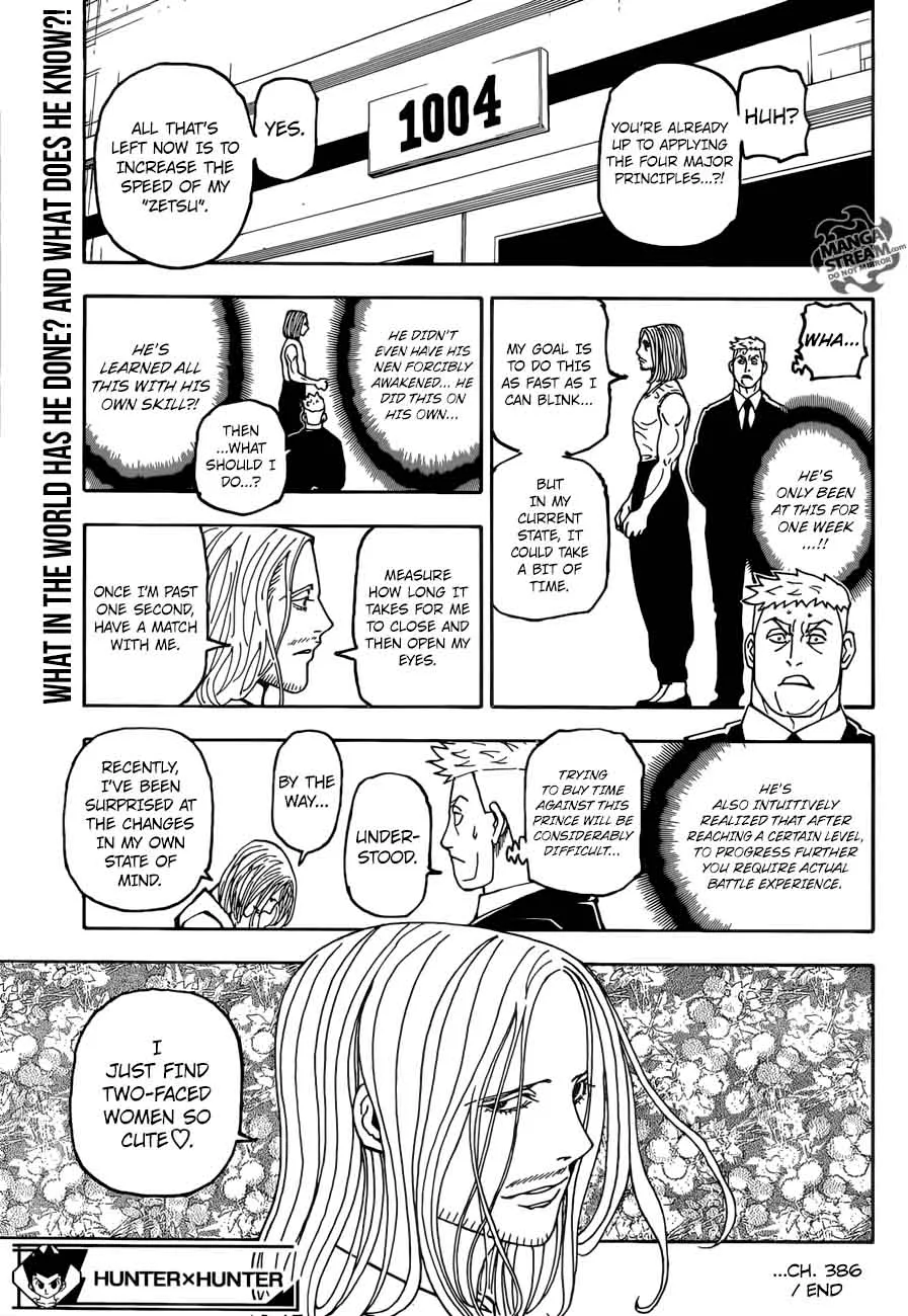 Hunter X Hunter Chapter 386: Hypothesis – Page 19