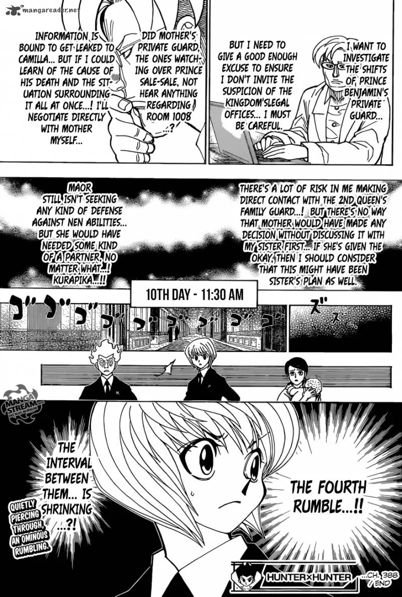 Hunter X Hunter Chapter 388 – Page 19