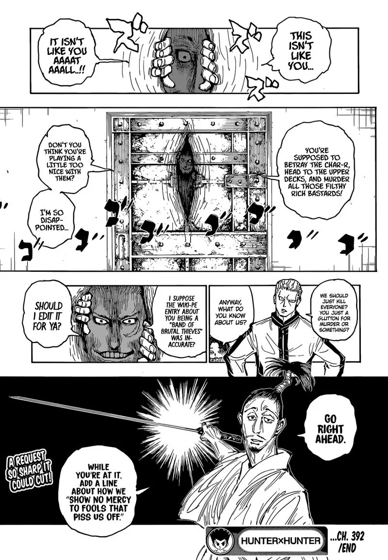 Hunter X Hunter Chapter 392 – Page 19