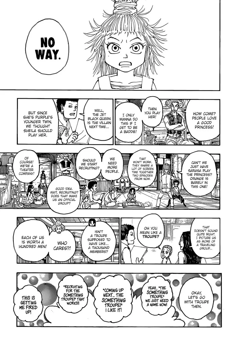 Hunter X Hunter Chapter 396: Formation ② – Page 17