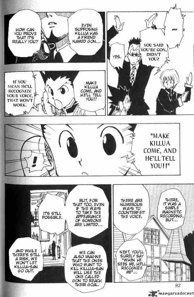 Hunter X Hunter Chapter 40: The Zoldick Family 1 – Page 7
