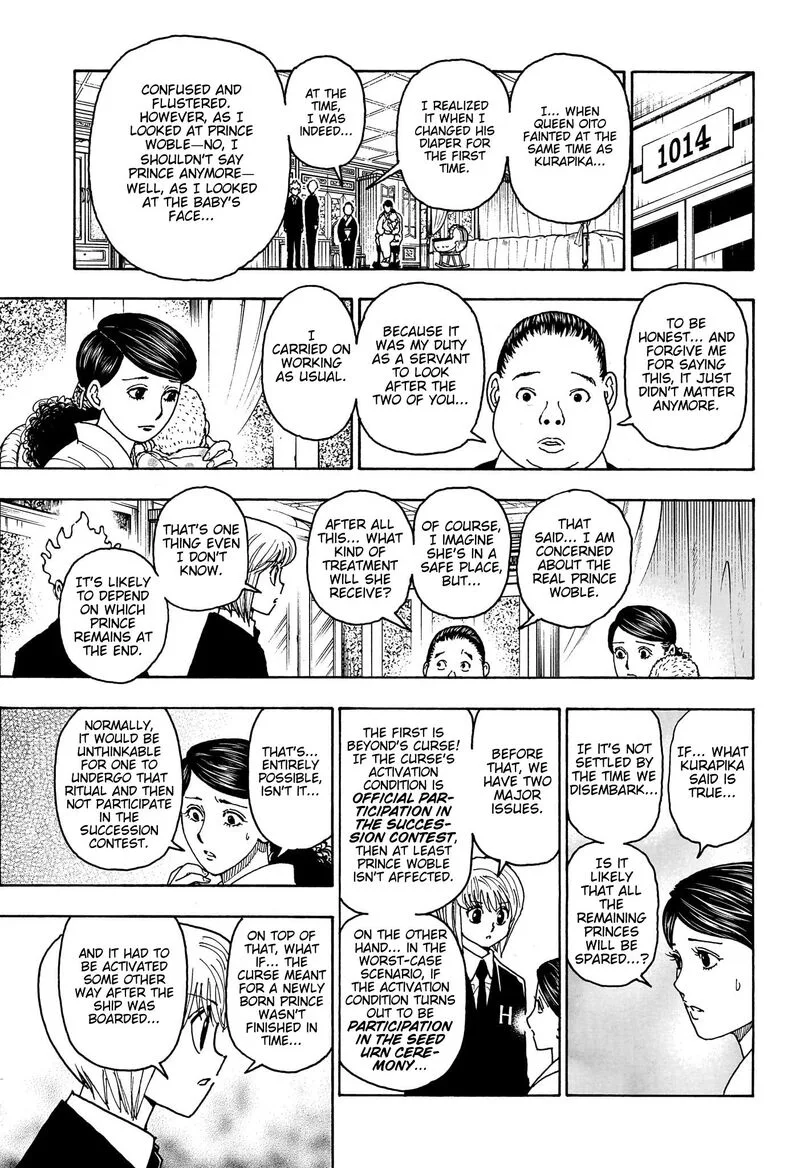 Hunter X Hunter Chapter 414: Friends – Page 9