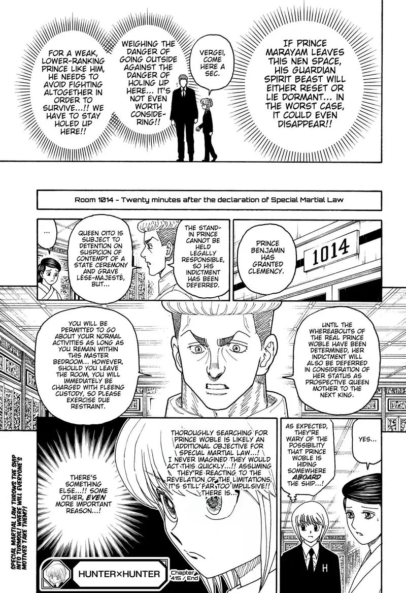 Hunter X Hunter Chapter 415 – Page 18