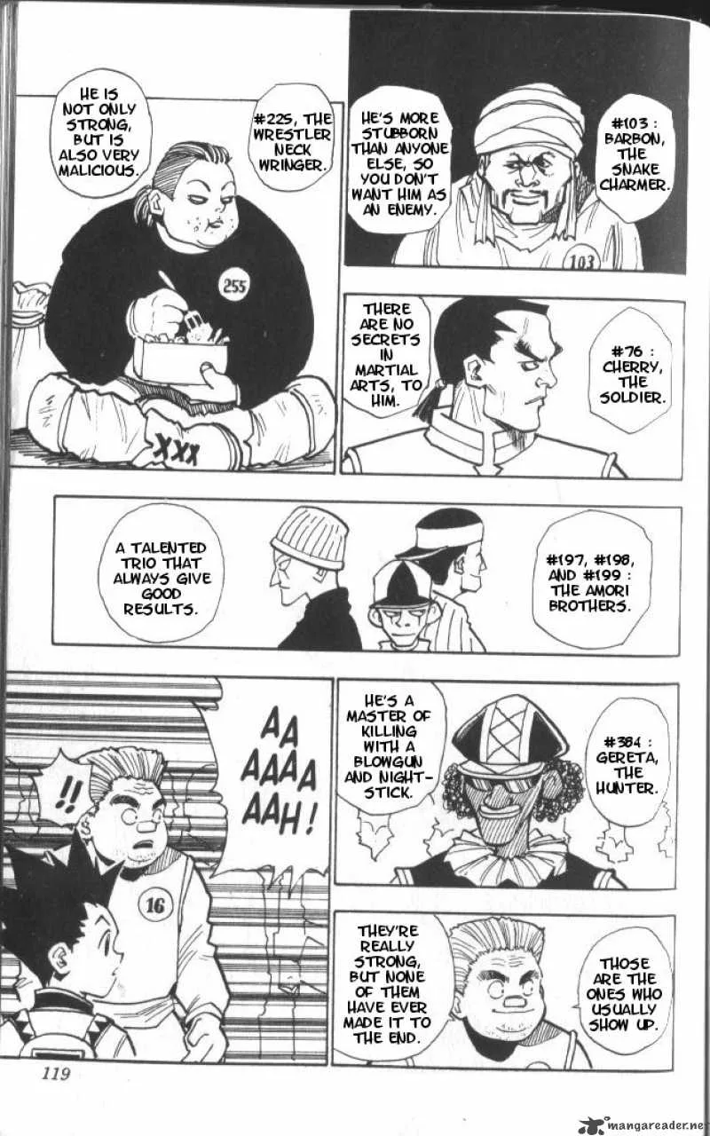 Hunter X Hunter Chapter 5: First Round - The Trials Begin 1 – Page 16