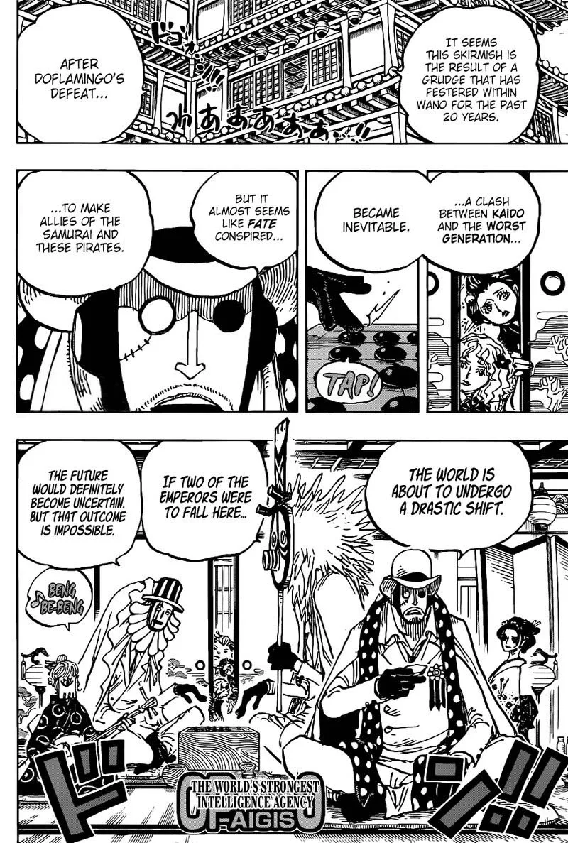 One Piece Chapter 1003: The Night Reflected on a Go Board – Page 10