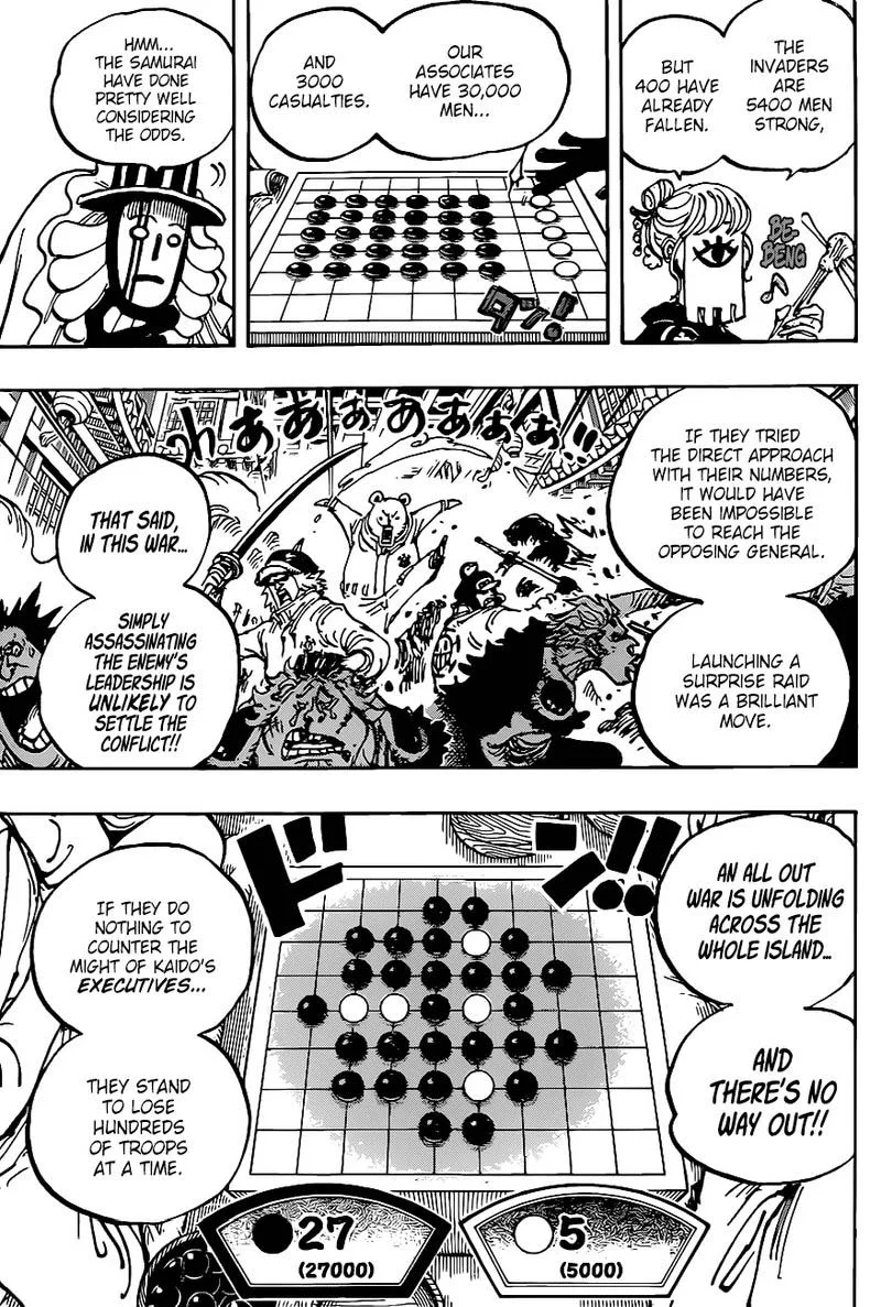 One Piece Chapter 1003: The Night Reflected on a Go Board – Page 11