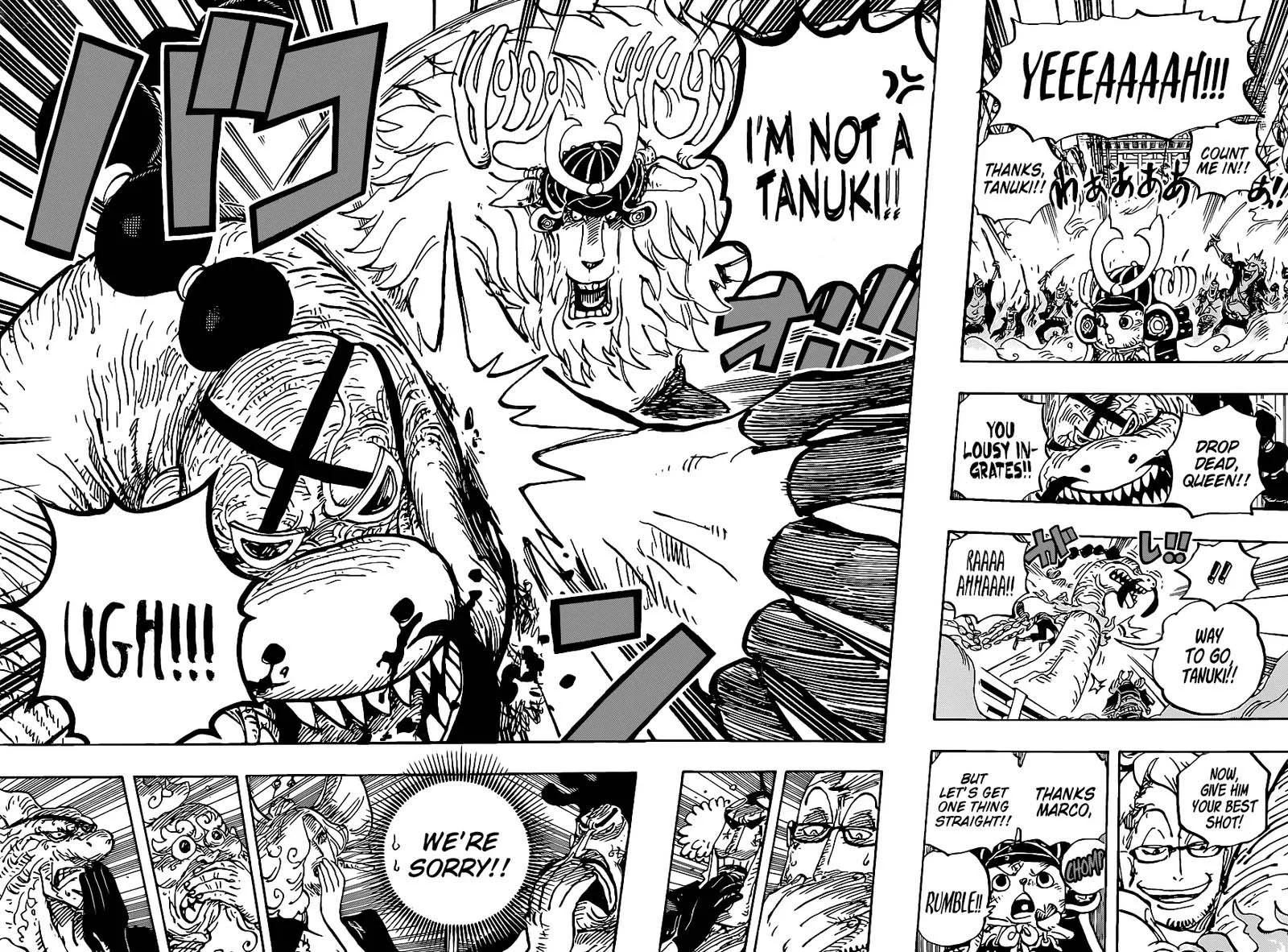 One Piece Chapter 1007: Tanuki-san – Page 12