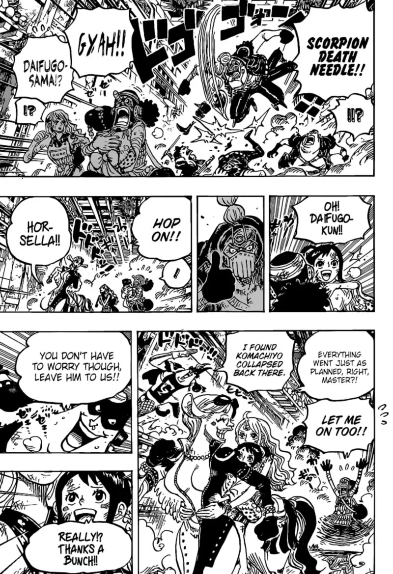 One Piece Chapter 1018: Jinbe VS. Who's Who – Page 3
