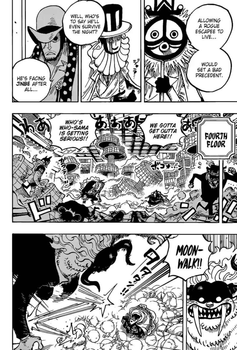 One Piece Chapter 1018: Jinbe VS. Who's Who – Page 6