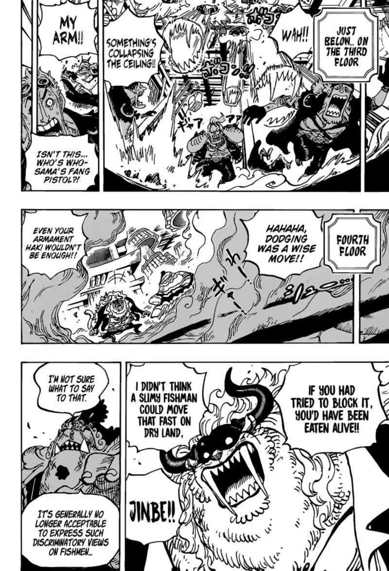 One Piece Chapter 1018: Jinbe VS. Who's Who – Page 8