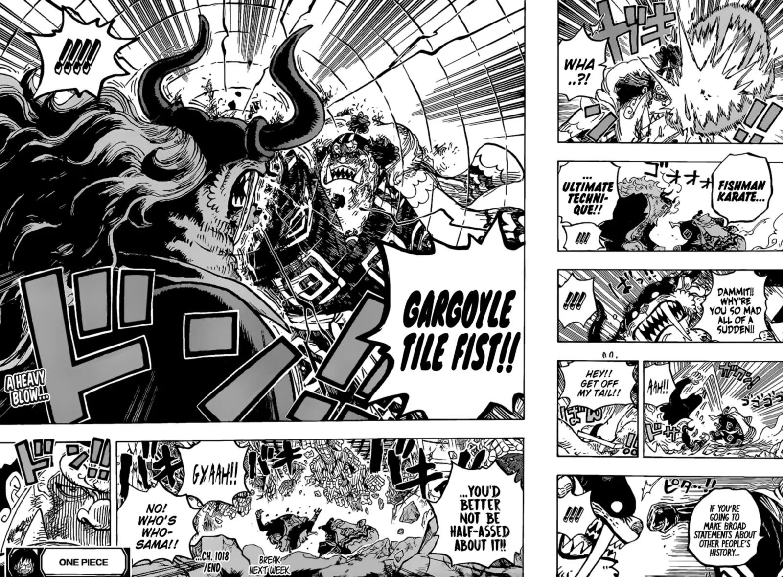 One Piece Chapter 1018: Jinbe VS. Who's Who – Page 16