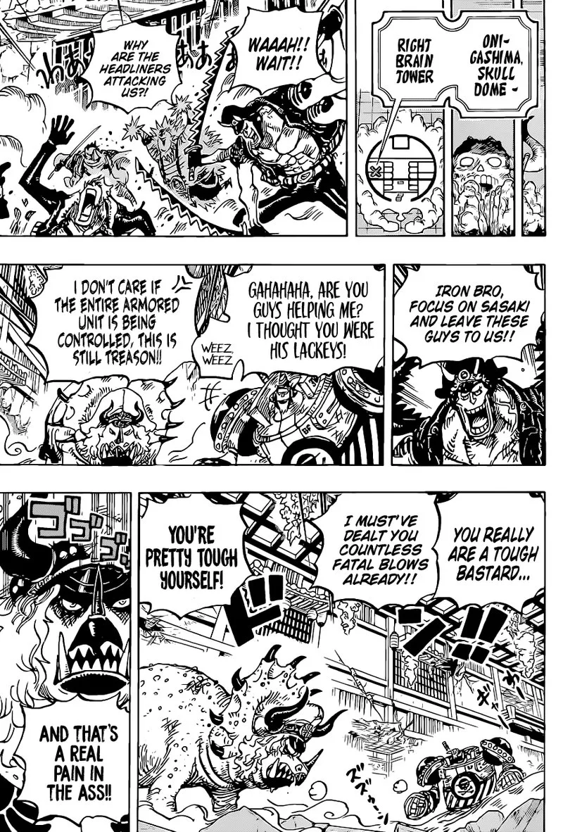 One Piece Chapter 1019: Triceracopter – Page 6