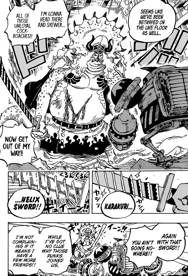 One Piece Chapter 1019: Triceracopter – Page 7