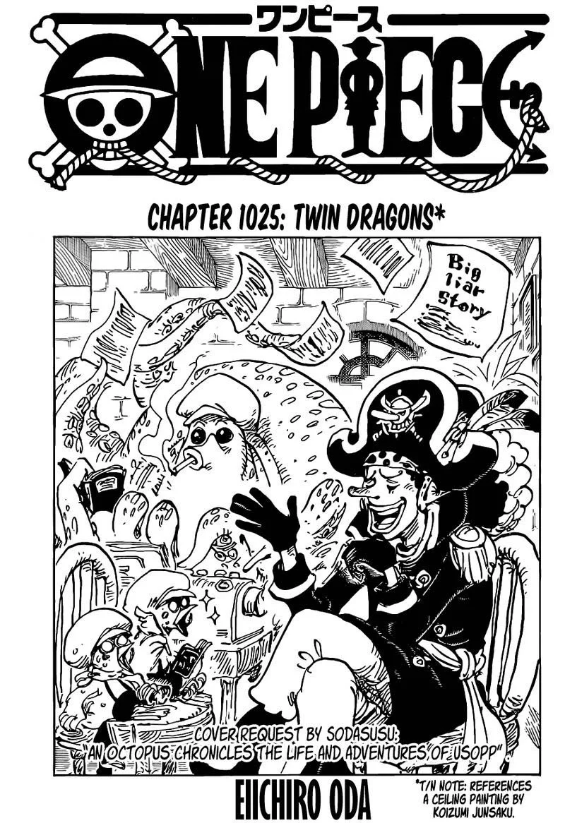 One Piece Chapter 1025: Twin Dragons* – Page 2