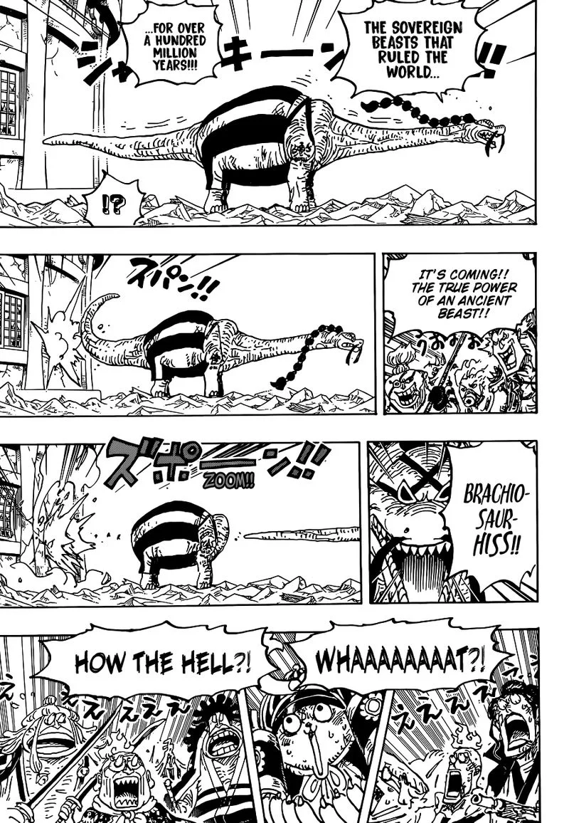 One Piece Chapter 1028: Brachiosaur-Hiss – Page 13